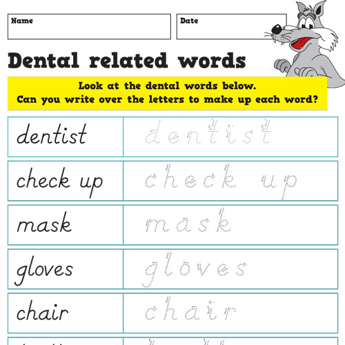 Dental Related Words