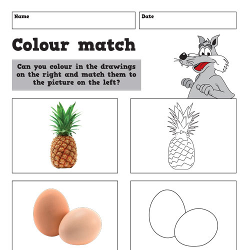 Draw and colour activities